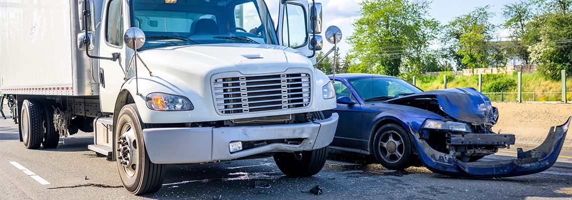 Semi truck accident with car