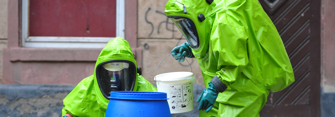 Experts investigating asbestos and chemical incident at a public school