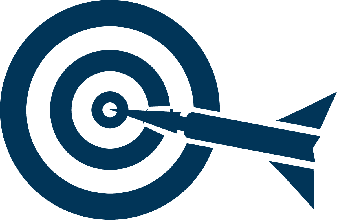 Target and dart icon