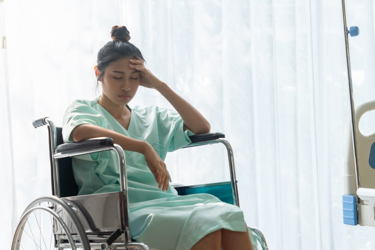women in wheel chair