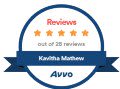 Five star avvo review badge