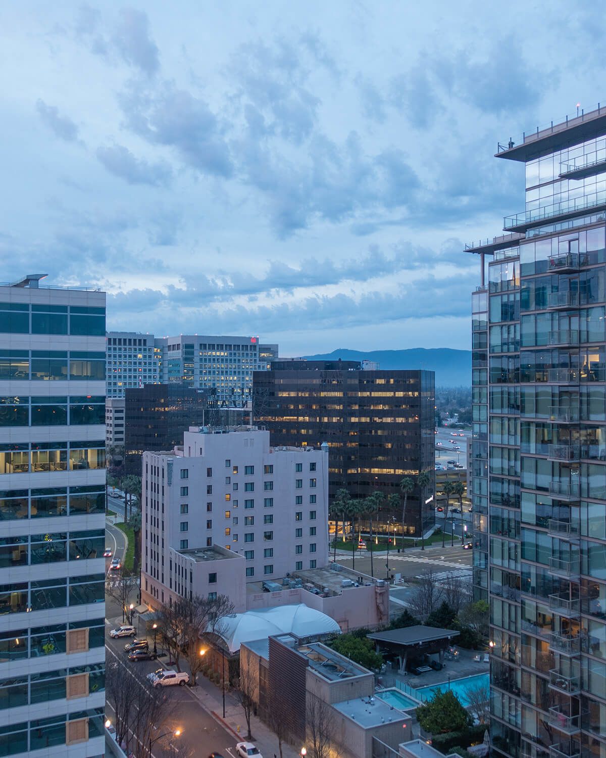 Aerial view of San Jose, California