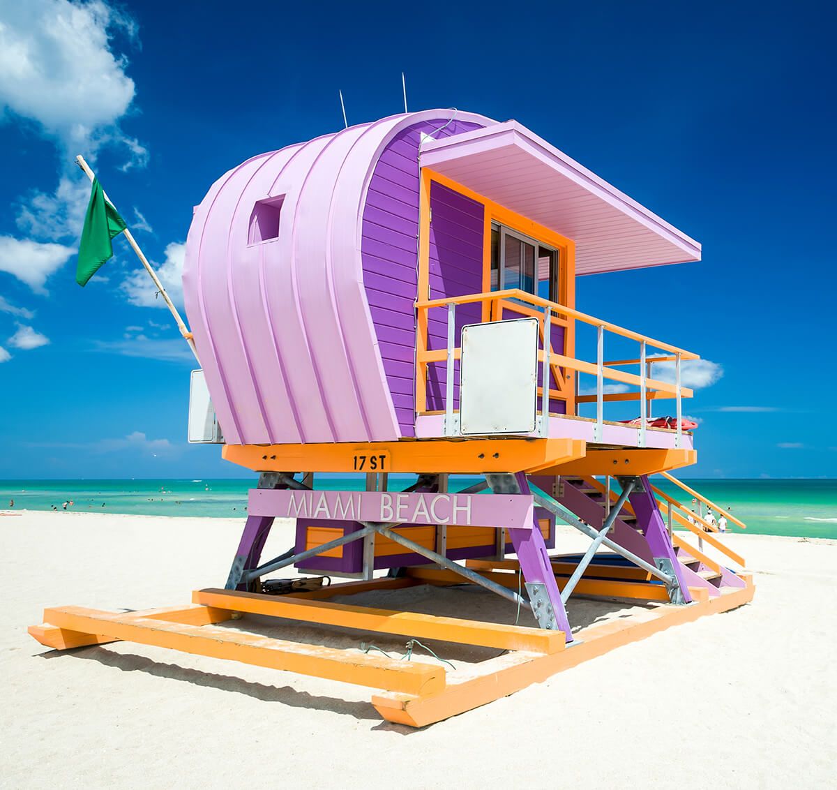 Hut on Miami Beach