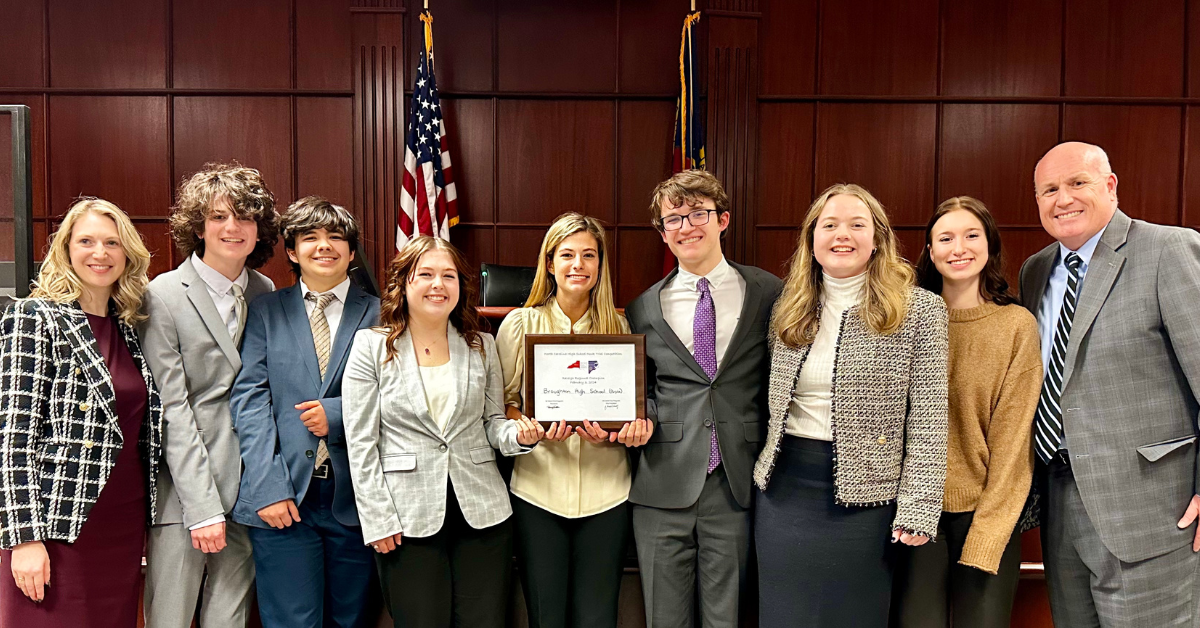 Mock Trial students