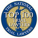 Top 100 trial lawyers badge