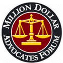 Million dollar advocates forum badge