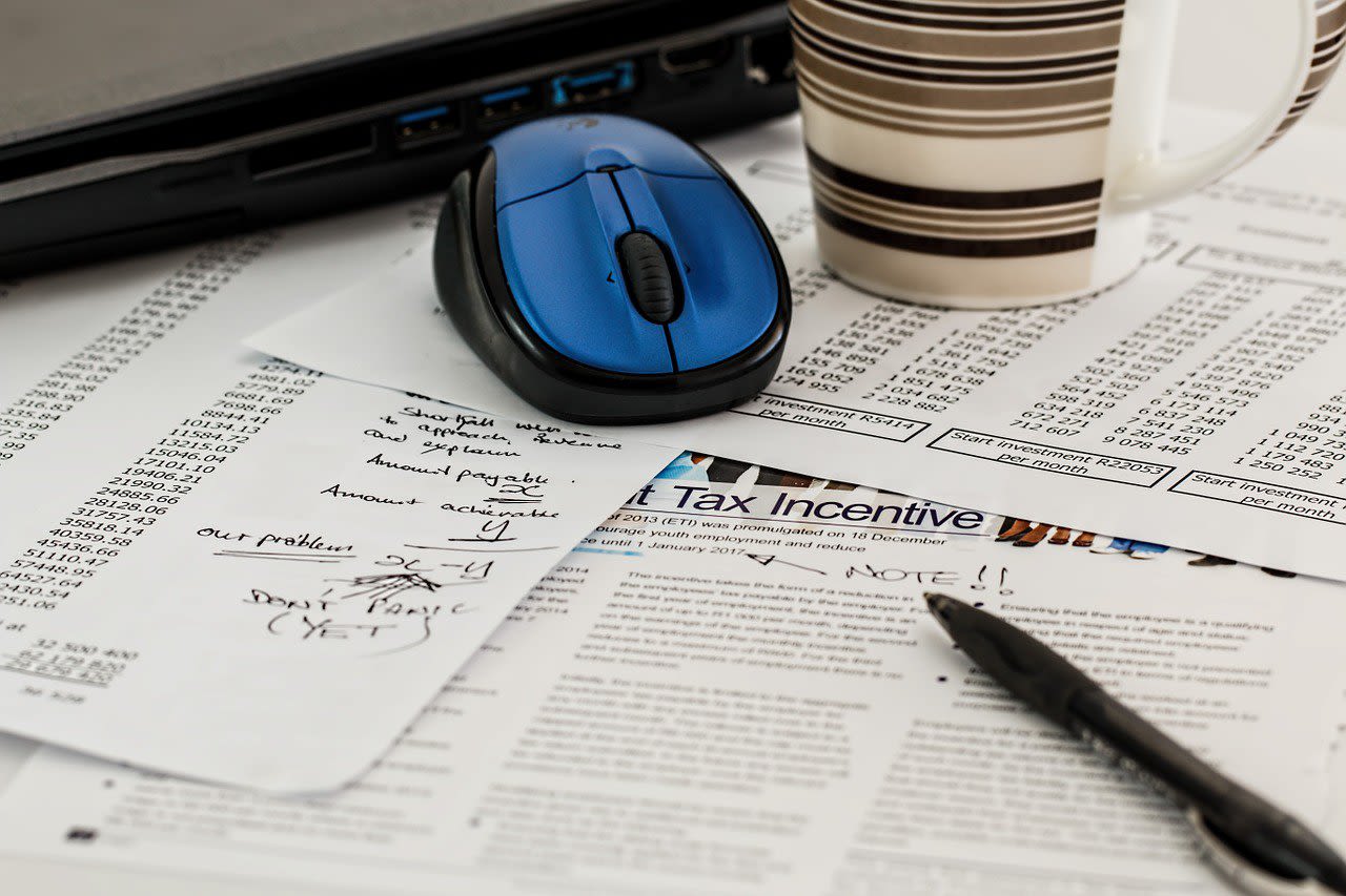 Mouse and Pen and Documents