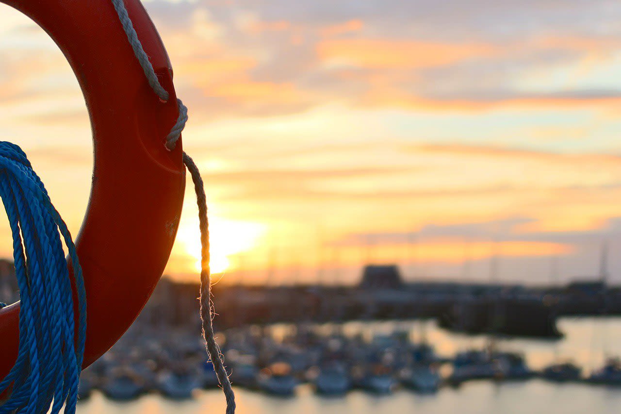 Sunset and Safety Buoy