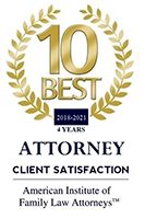 10 Best Attorney Client Satisfaction badge