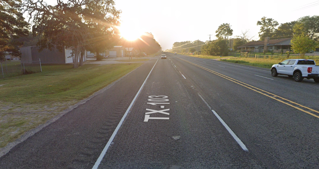 State Highway 103 and Stubblefield Road