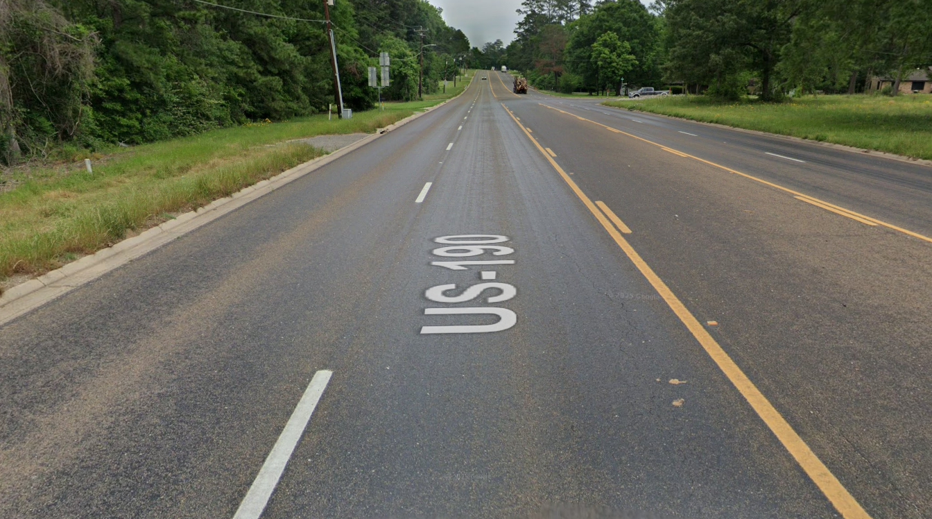 Highway 190 and Newton County Road 1022