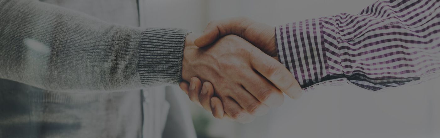 Two People Shaking Hands