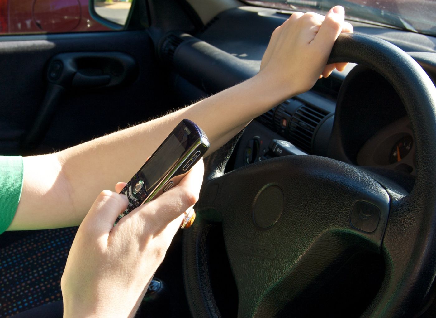 Driving while texting