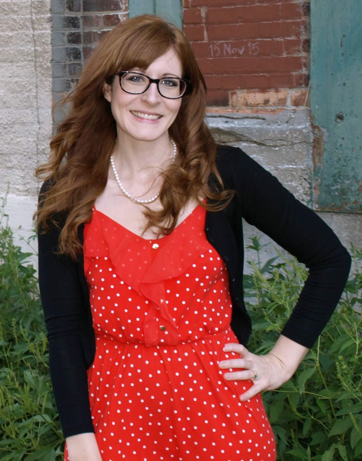 Paralegal Rachel Crozier Putting One Hand on Her Wait