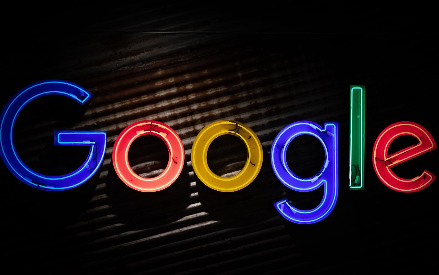 neon Google sign