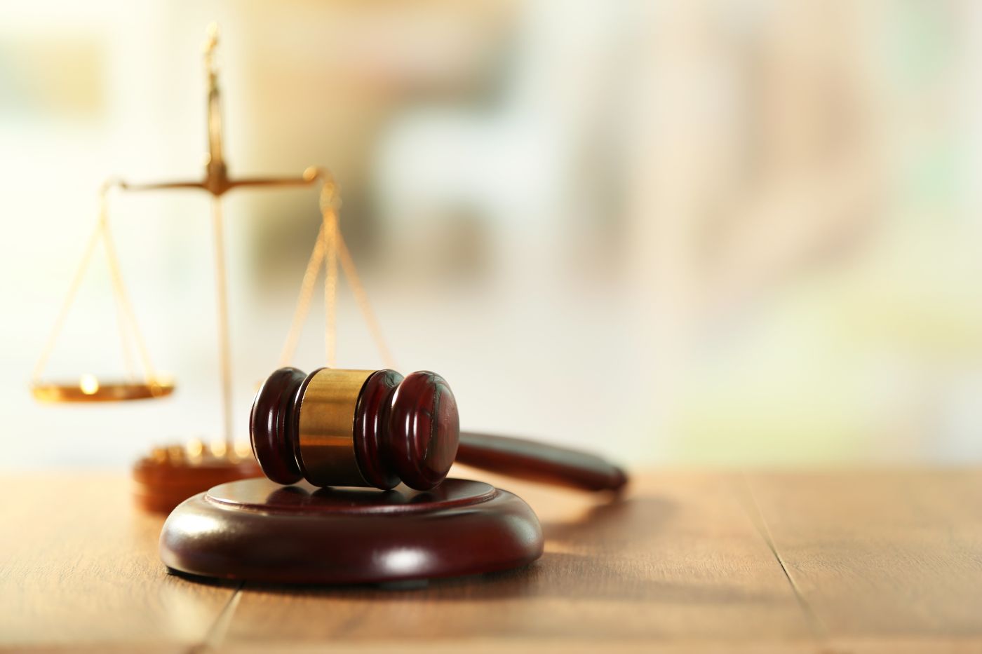 Scales of Justice and Gavel