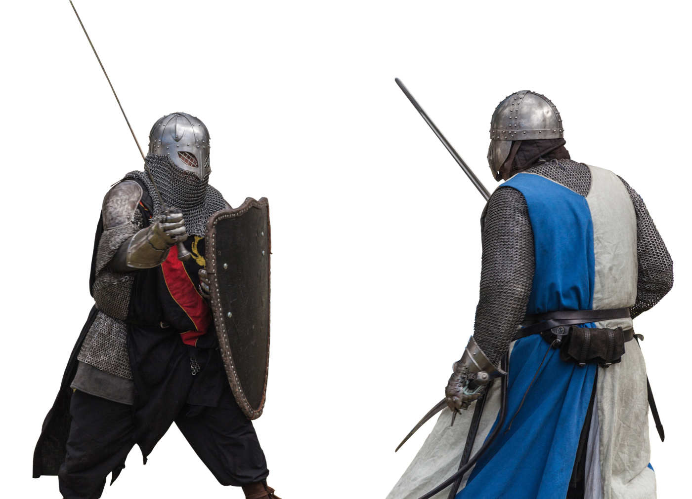 knights fighting
