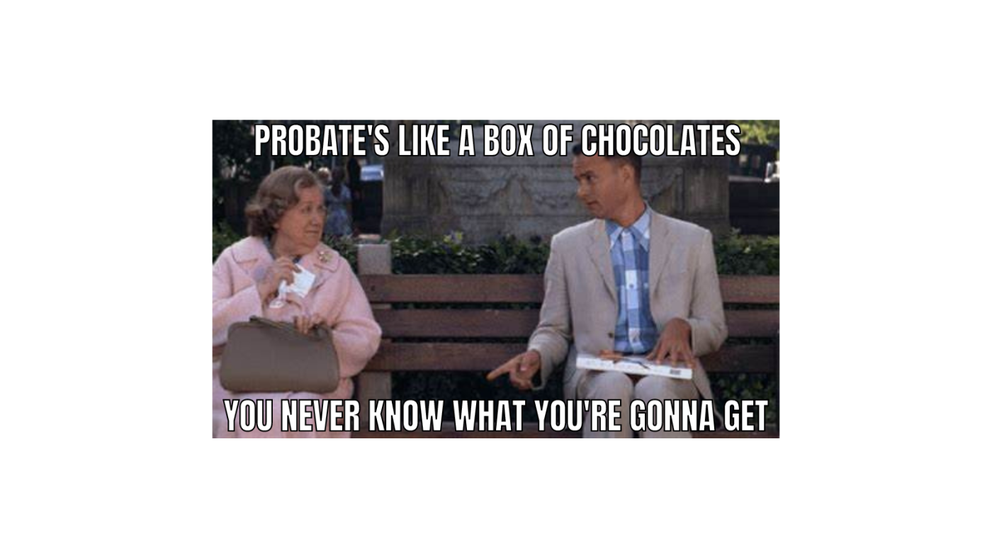 Probate Forrest Gump Meme Wht 2