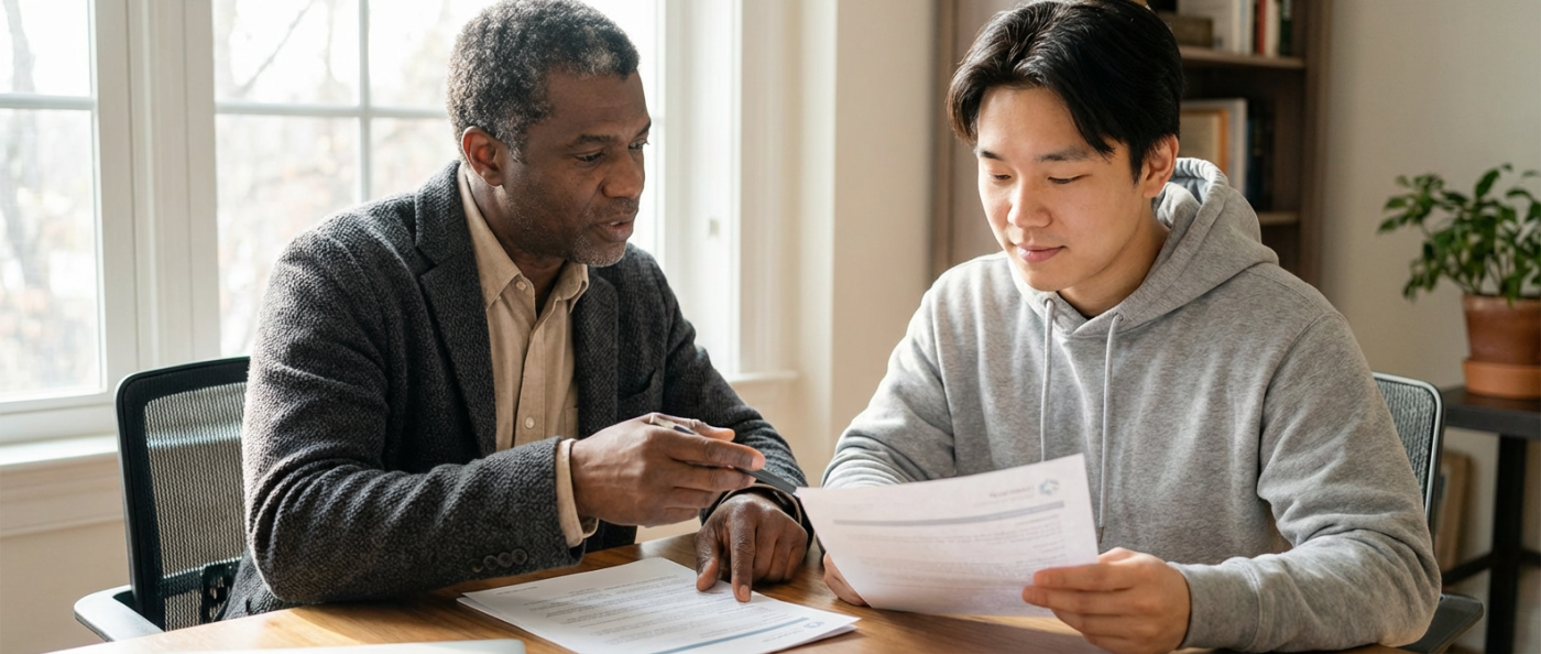 attorney-guiding-client-through-paperwork