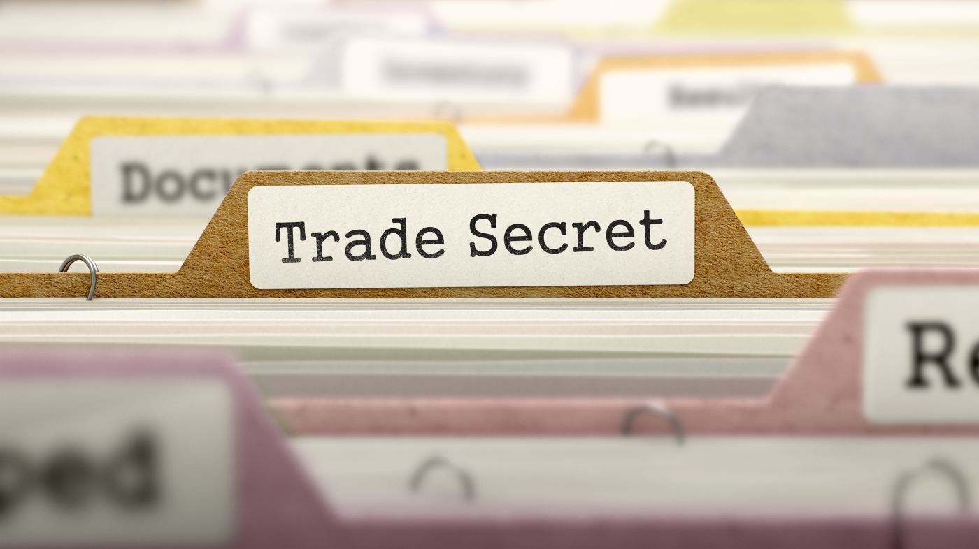 Folder with label Trade Secret