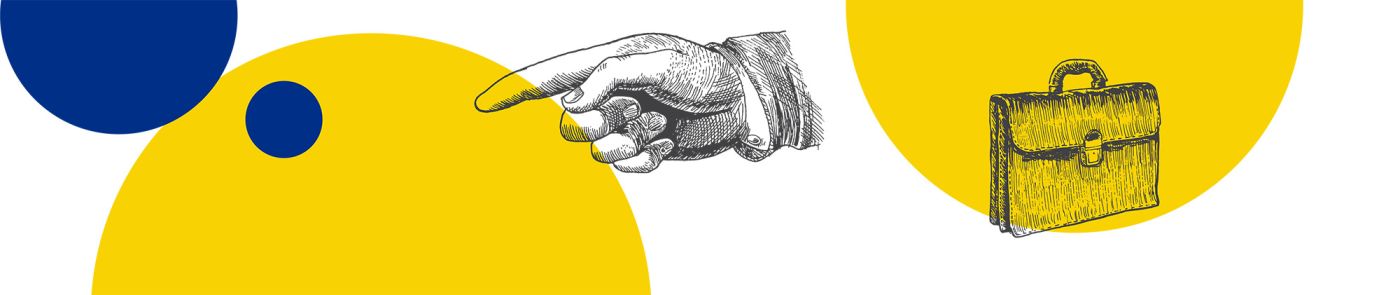 Hand and suitcase