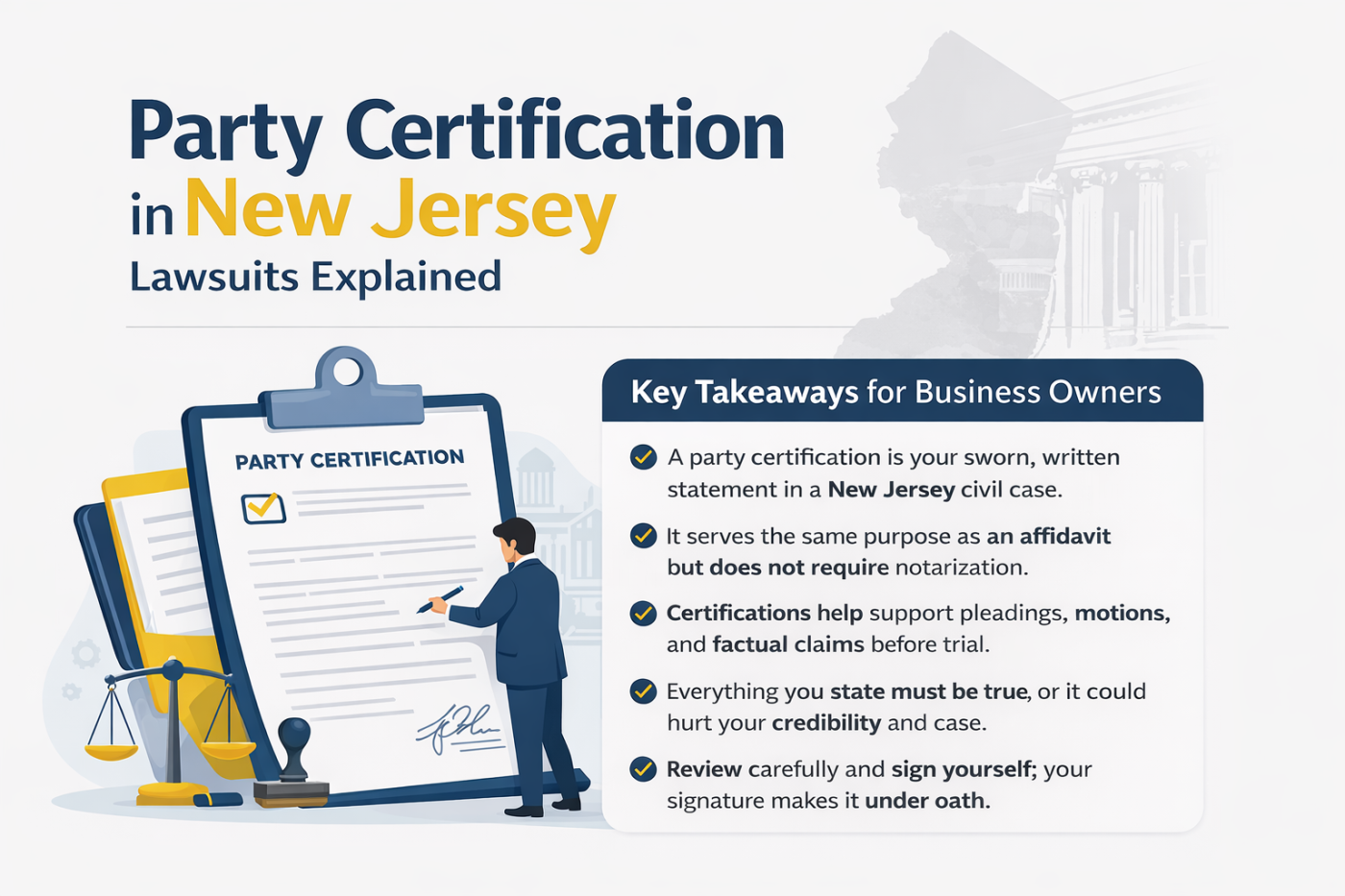 Party Certification