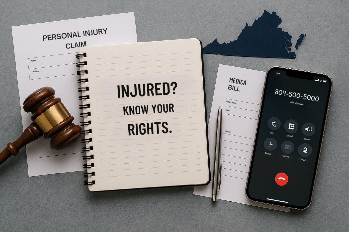 From medical bills to lost wages, Virginia law protects your right to compensation after an injury. Discover what you’re entitled to and how Alex Taylor Law can help.