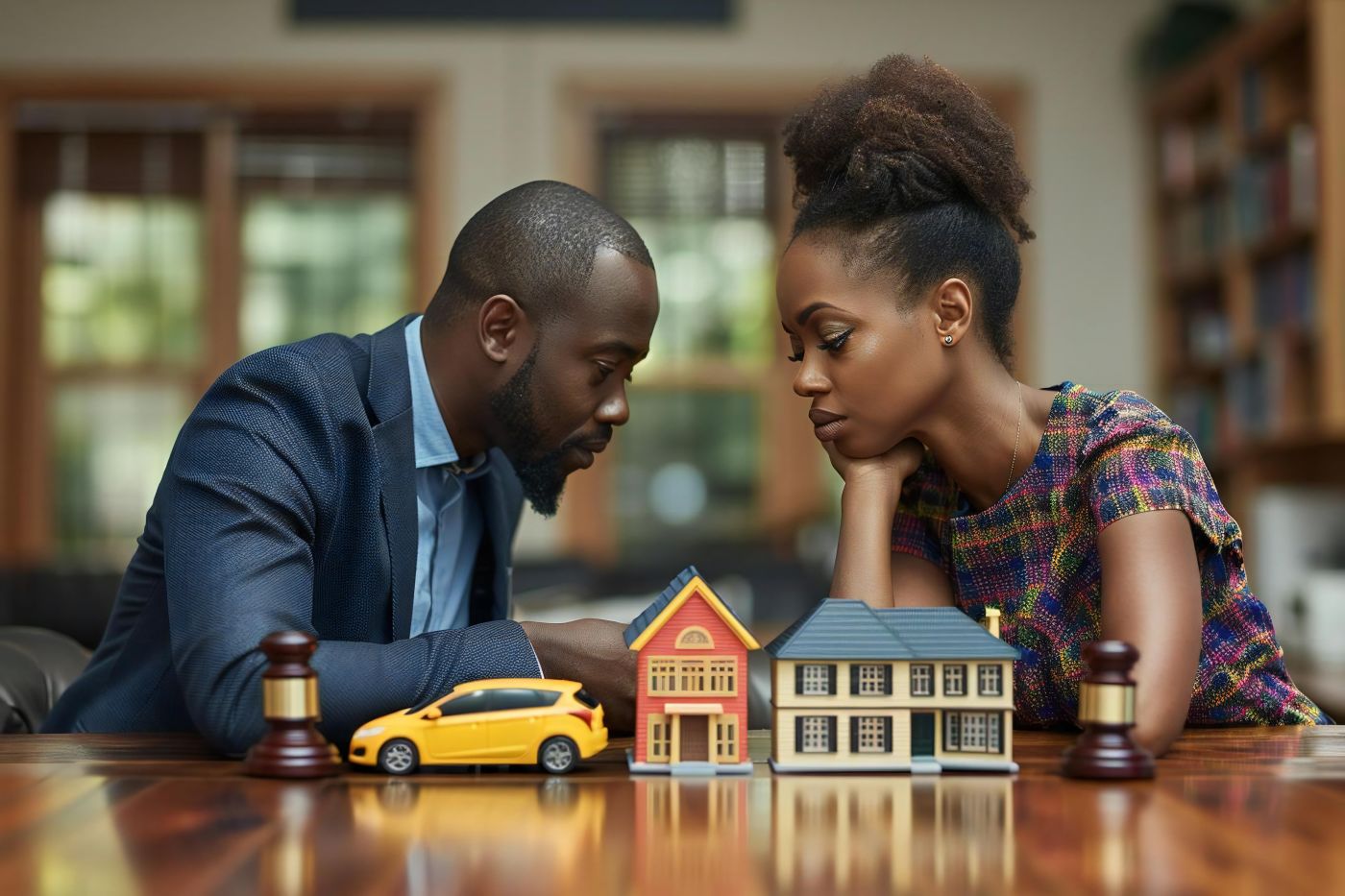Couples dividing asset after divorce
