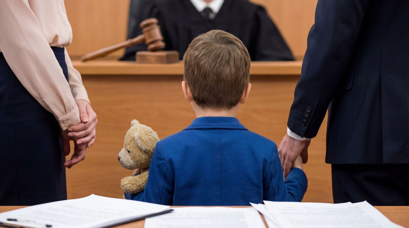 Custody battle in family court