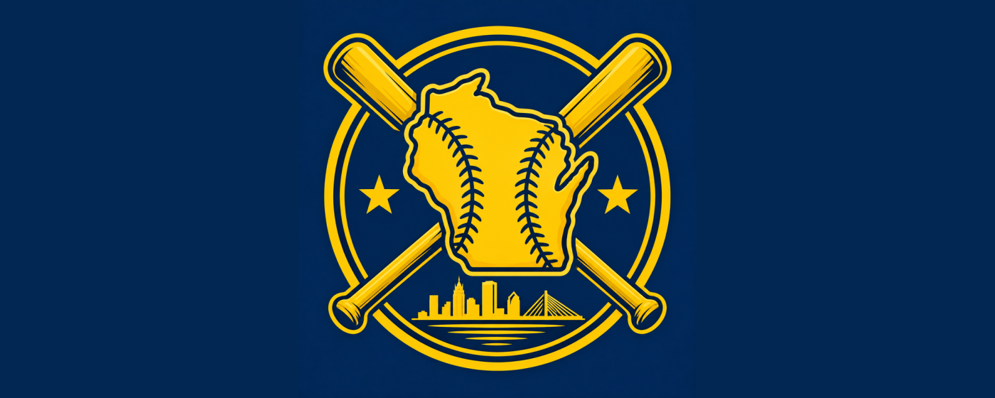 Wisconsin and baseball graphic
