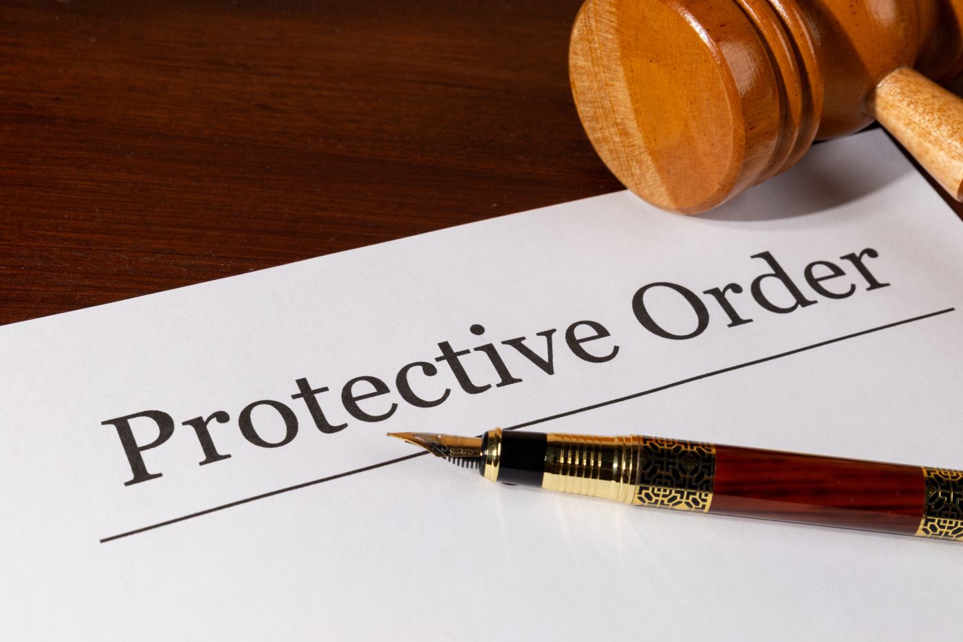 Gavel and Protective Order Document