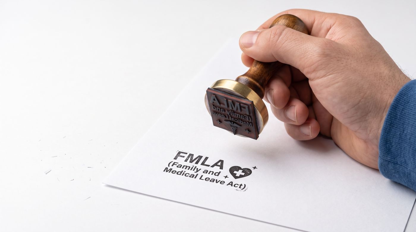FMLA stamp on a document