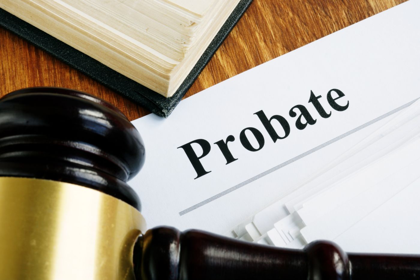 Gavel by Probate document