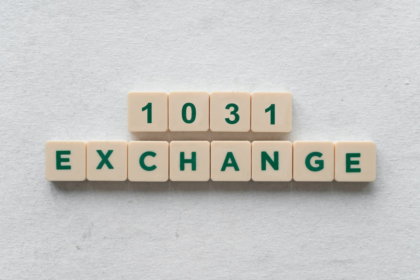 1031 Exchange letter in tiles