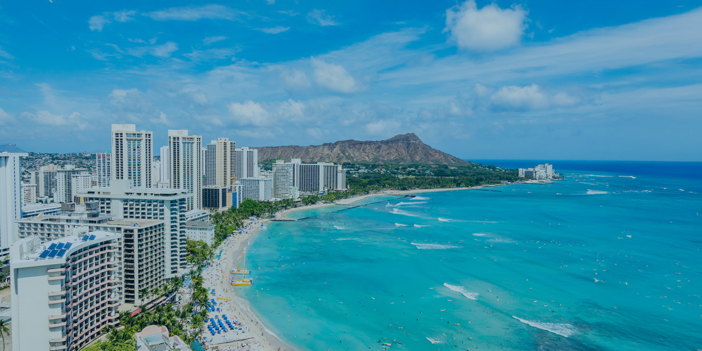 Diamond head in Honolulu, Hawaii
