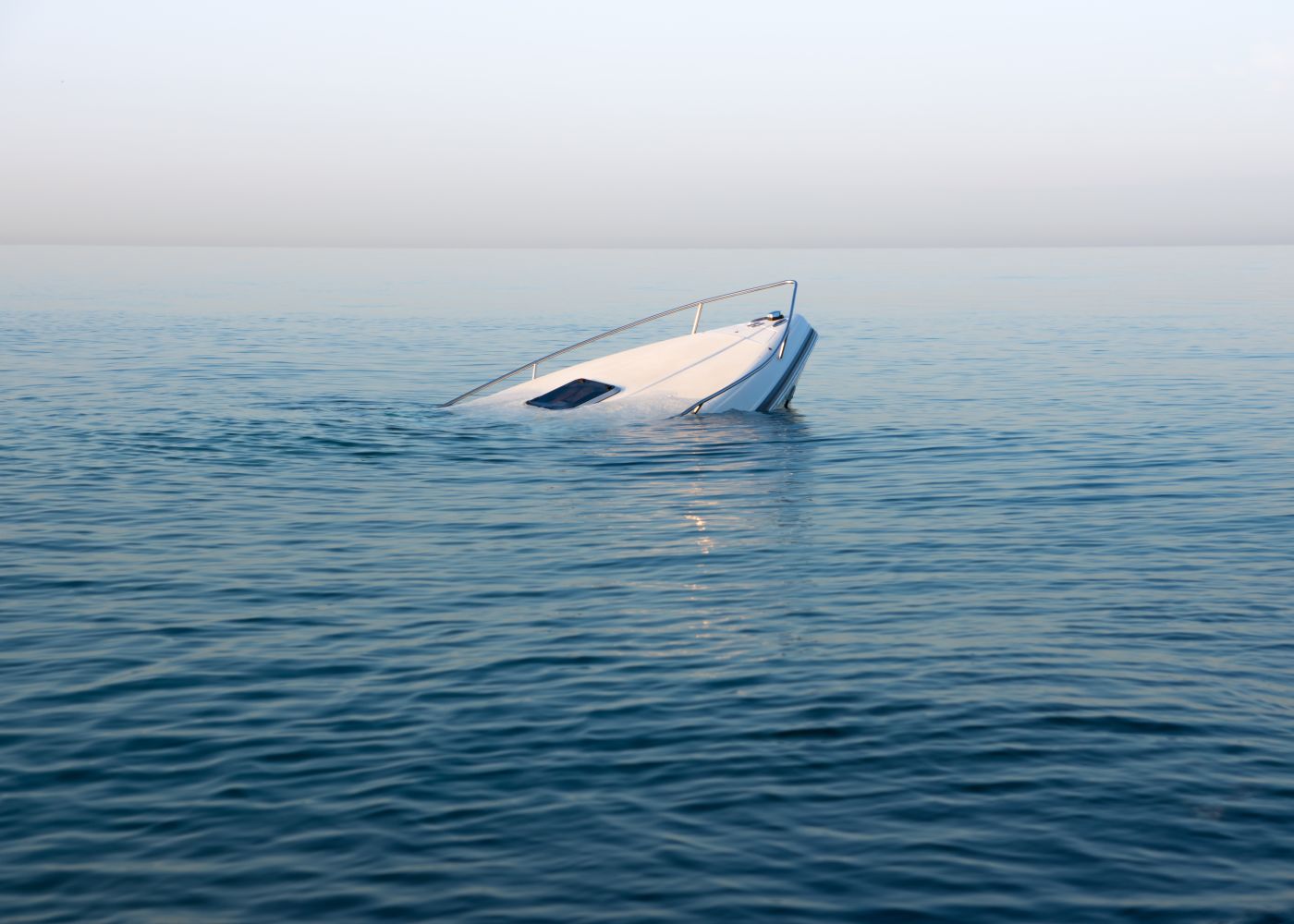 Sinking boat
