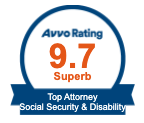 Avvo Rating 9.7 Superb Top Attorney Social Security & Disability