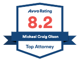 Avvo Rating 8.2 Michael Craig Olson Top Attorney
