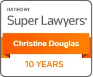 Super Lawyers Christine Douglas 10 Years