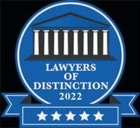 Lawyers of Distinction Badge 2022