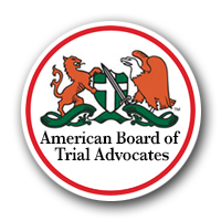 American Board of Trial Advocates badge