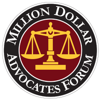 Million Dollar Advocates Forum badge