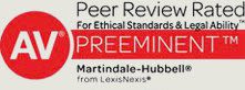 Peer Review Rated for Ethical Standards & Legal Ability