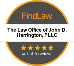 FIndLaw The Law Office of John D. Harrington, PLLC 5 stars out of 5 reviews
