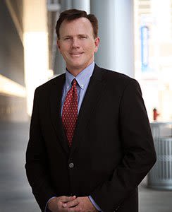 Attorney Brad Pearson in a Black Suit