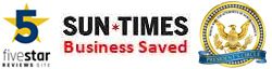 Sun Times 5 Star badge