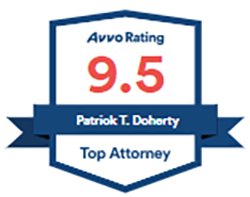 Avvo rating badge - top attorney 9.5