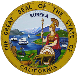 The seal of calif logo