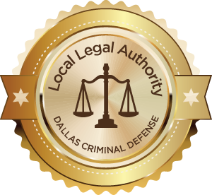 Local Legal Authority Dallas Criminal Defense Badge