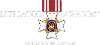 Litigator Awards, Ranked Top 1% Lawyers